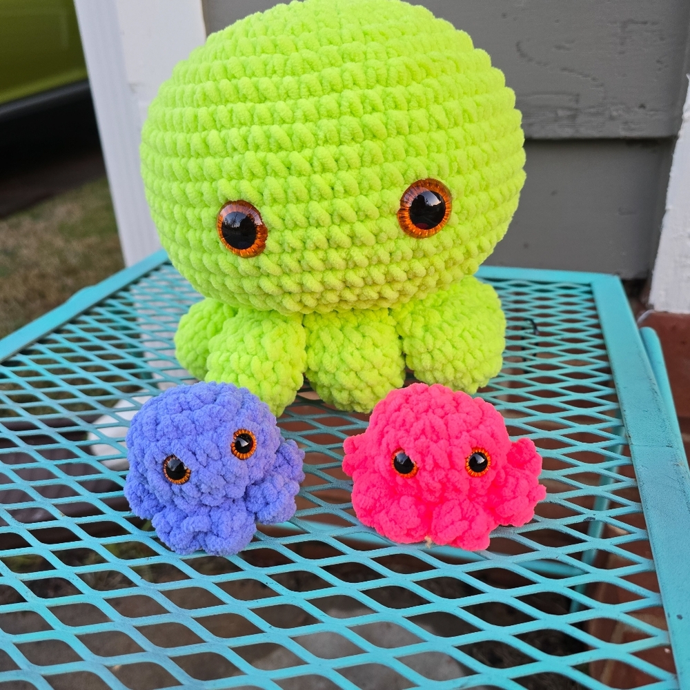 Green Octopus Plush Toy